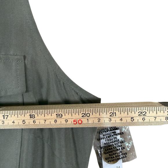 Antonio Melani Sleeveless Button Down Belted Midi Dress Modal | Size 14 - Picture 12 of 13